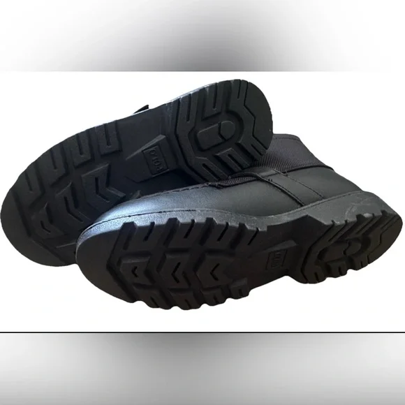 Polo by Ralph Lauren Black and Red Boots with Leather Upper NWOT - Picture 5 of 6